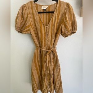 Tan/Brown/Orange Dress. Size XS